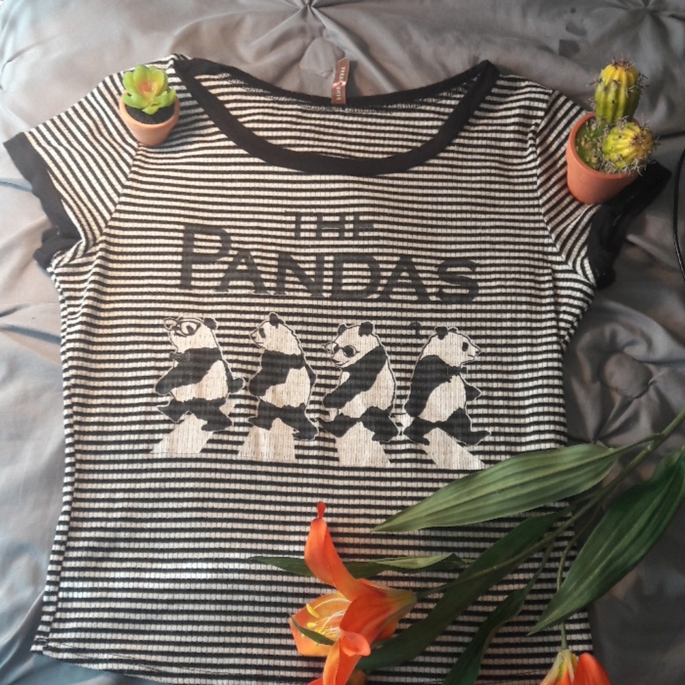 Panda Beatles Tee
